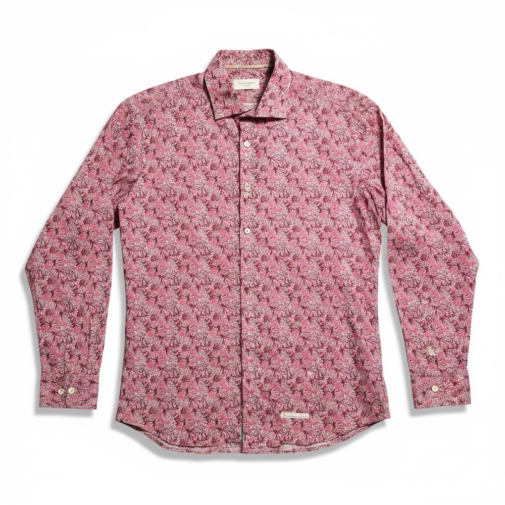 Tintoria Mattei 954 Men's Floral Shirt
